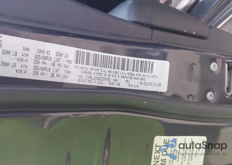 2016 Dodge Durango Limited from USA, damaged, VIN 1C4RDJDG4GC374791